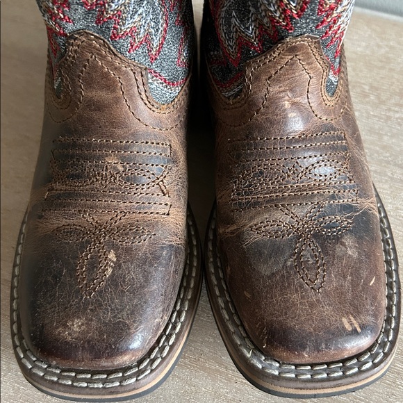 Smoky Mountain toddler boys western pull on boots size 8.5 - Picture 4 of 16